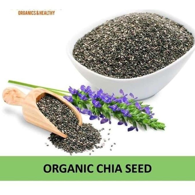 

(Allthebest) Organic Black Chia Seed 1000gr 1000 gr gram 1kg 1 kg / MPASI CHIA SEED