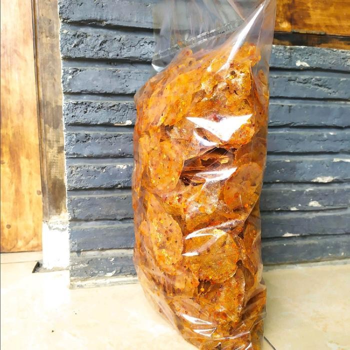 

CCF 3a Keripik Kaca Rasa Kencur dan Daun Jeruk (1 kg) Cemilan Pedas Food Snack Makanan keripik pedas Kripik kripca emping singkong krip ca Crispy tidak rasa pedas keripik & camilan isi