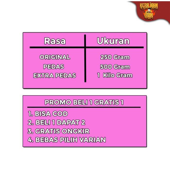 

CCF PROMO BELI 1 GRATIS 1 - 500 Gr KRIPCA KERIPIK KACA Pedas Gurih Daun Jeruk Camilan Snacks Foods Kripset Kripik Setan Cemilan Singkong Makanan Jajanan