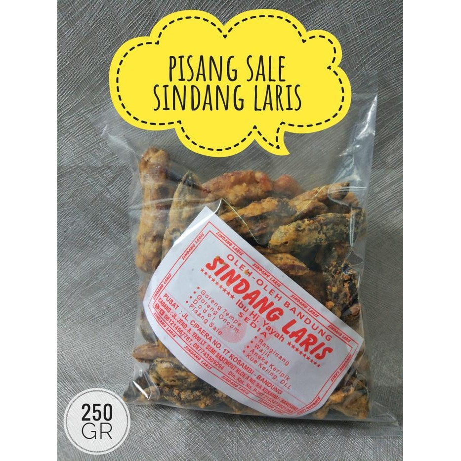 

Ccf Keripik Pisang Sale Sindang Laris Dari Kosambi Bandung Paling Terkenal