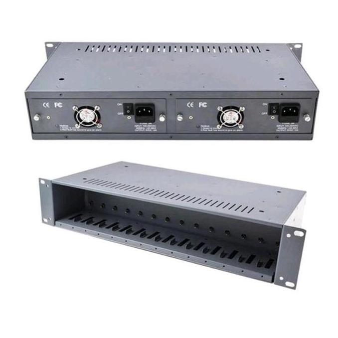 Rack BOX HTB 14 slot Port 2U Media Fiber Optic Only Limited Edition