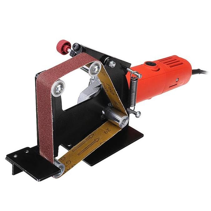 HARGA DISC - Ori Drillpro Angle Grinder Belt Sander Attachment Metal Wood