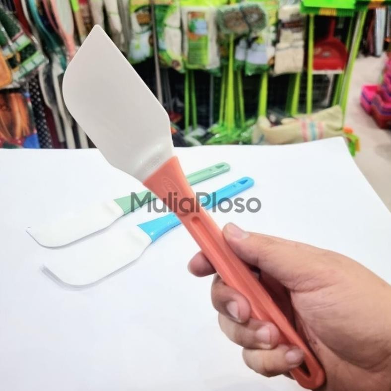 Bisa Cod Peletan Kue Velvet Solet Panjang Elastis Kualitas Premium Bpa Free Solet Rujak Spatula Plas