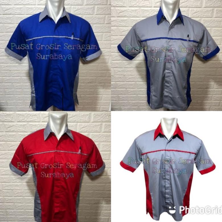 Terlaris | Terbaru | Best Seller | Termurah Grosir Baju Kerja Pria Seragam Kerja Pria Kemeja Kerja P
