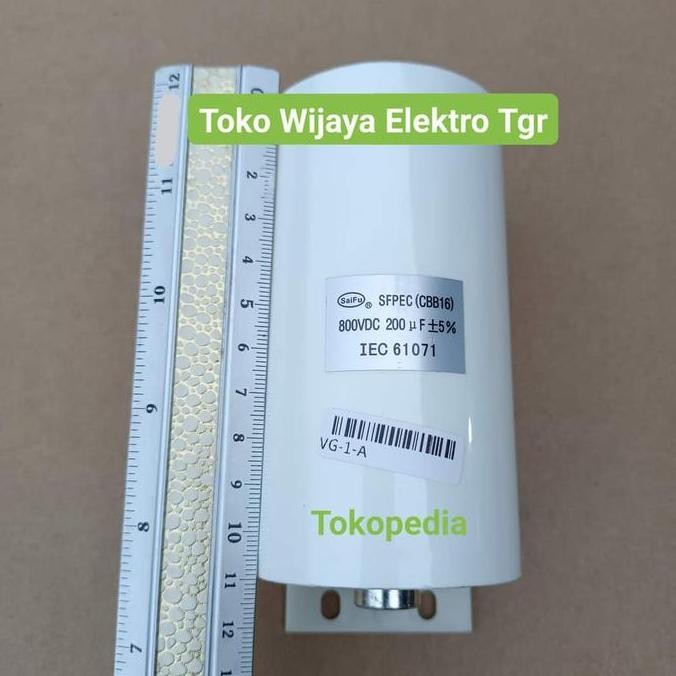 Kapasitor 200Uf 800Vdc
