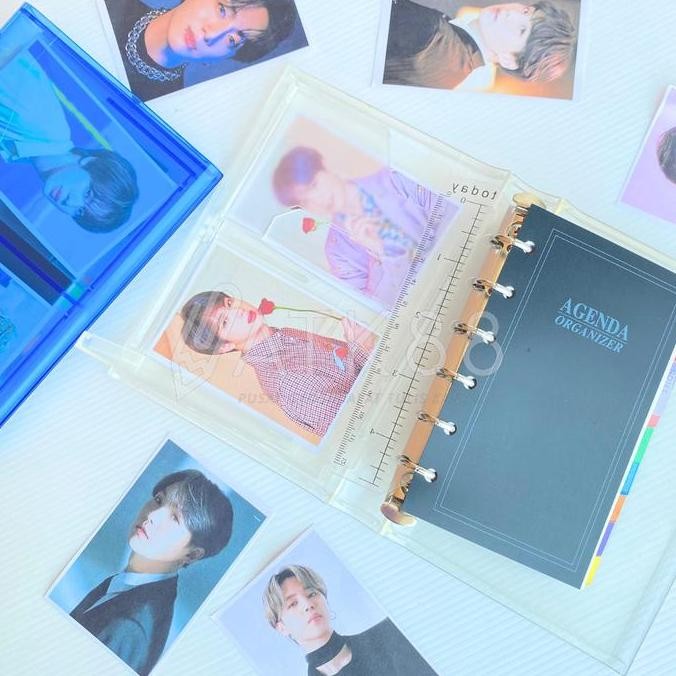 

Tersedia Binder Ring A6 Transparan Acrylic | Agenda Diary Journal Organizer Refill