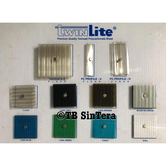 ATAP POLYCARBONATE TWINLITE 10 MM / KANOPI POLIKARBONAT TWIN LITE ORIGINAL DAN TERPERCAYA