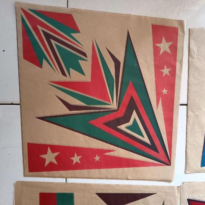 

(Allthebest) kertas layangan sablon "hanya kertasnya saja