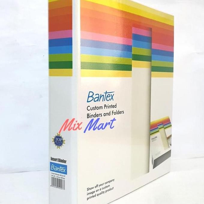 

Tersedia Bantex Insert Ring Binder A4 2 Ring 25mm Putih Model 8522 07