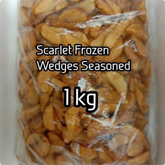 

Kentang Goreng Wedges Seasoned 1Kg Terlaris