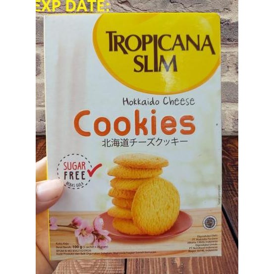 

Tropicana Slim Cookies Hokkaido Cheese 100g (5 Sachet x 20g) Rendah Gula Stok Terbatas