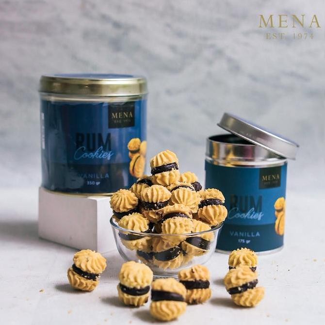 

Rum Cookies Vanilla Medium Kukis Rasa Rum by Mena Cookies Stok Terbatas