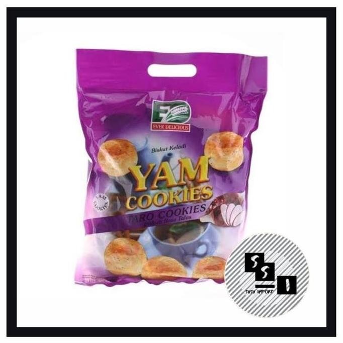 

Ever Delicious Yam Cookies Taro 350gr - Kukis Rasa Talas Spesial Stok Terbatas