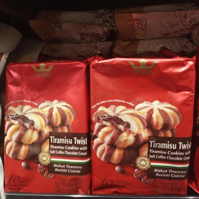 

Tatawa Tiramisu Twist Cookies 150gr - Kue Kering Lezat Stok Terbatas