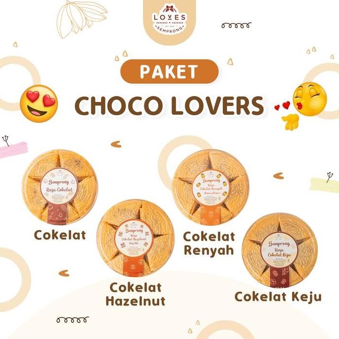 

Paket Choco Lovers | Loves Semprong Isi Coklat Premium Stok Terbatas