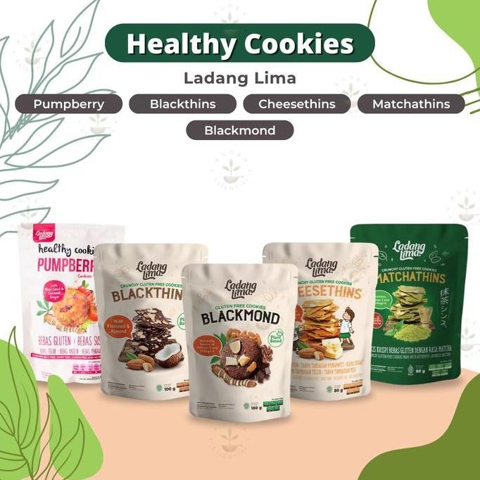 

Ladang Lima Cookies Blackmond Blackthins Pumberry Cheesethins Sehat Stok Terbatas