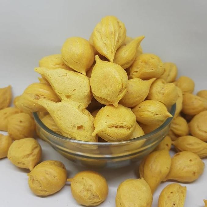 

Kue Kering Keju / Soes Original 500gr - Kue Sus Gurih Renyah Stok Terbatas