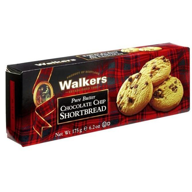 

Walker's Chocolate Chip Shortbread - Biskuit Import Premium Stok Terbatas
