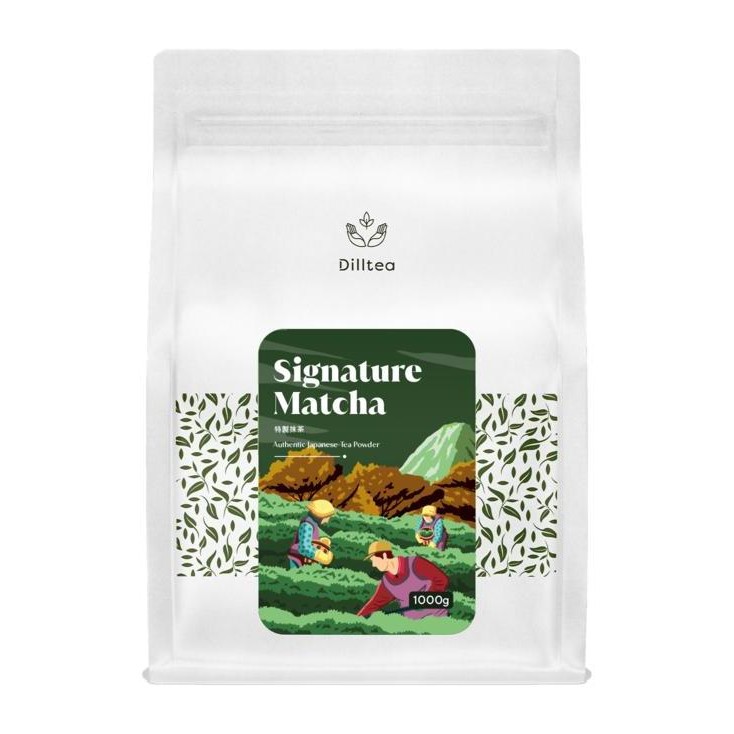 

Signature Matcha Powder By Dilltea 1Kg Pasti Ori