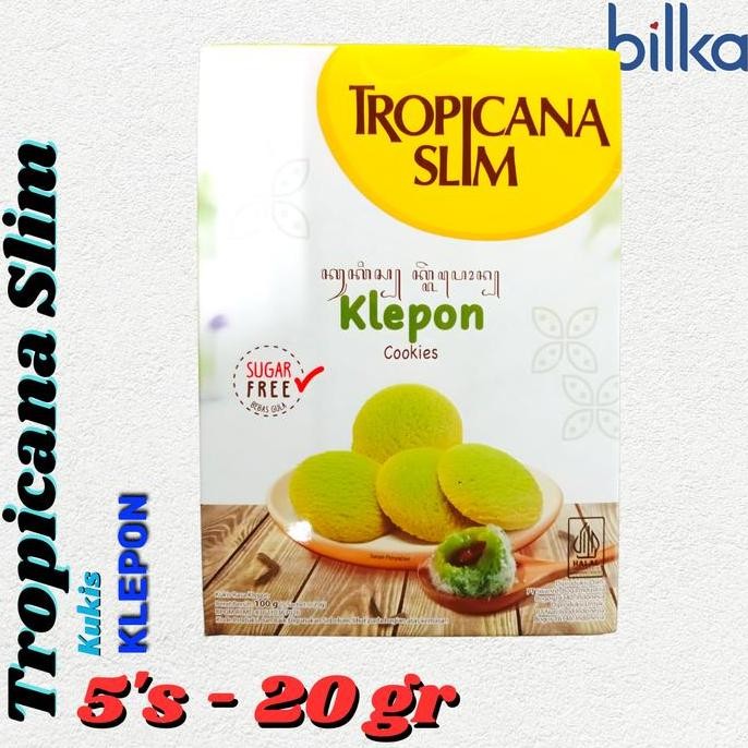 

Tropicana Slim Kukis Klepon 100gr - Kue Sehat Rendah Gula Stok Terbatas