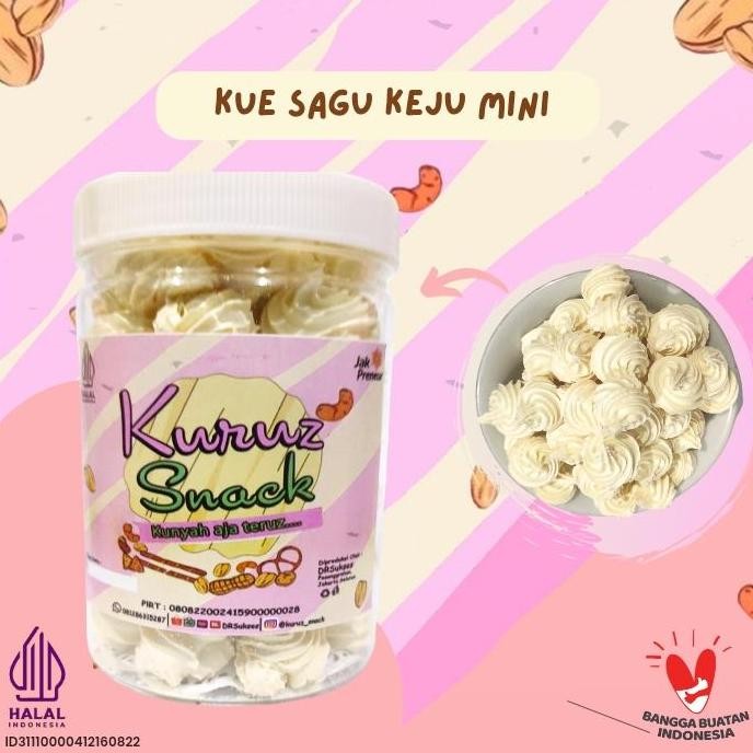 

Kue Sagu Keju Kering Toples 300gr - Kue Kering Keju Tradisional Stok Terbatas