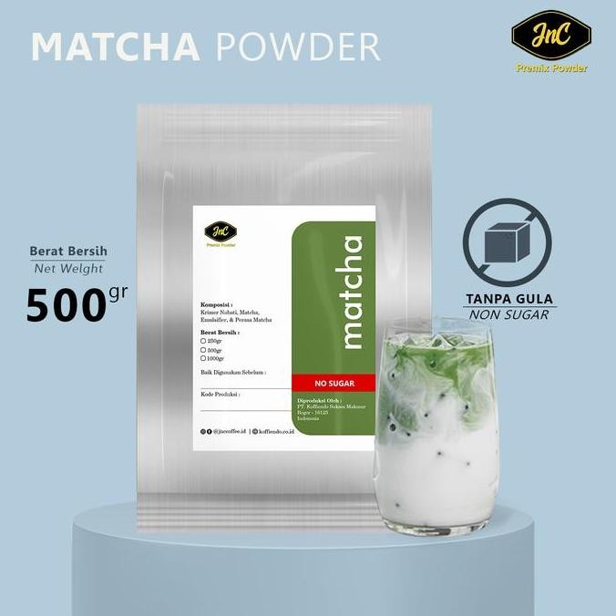 

Jnc Matcha Powder Non Sugar 500Gr Pasti Promo