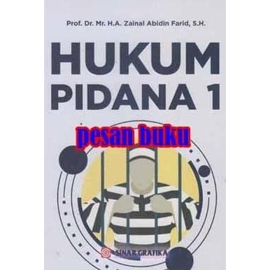 Promo Buku Hukum Pidana 1 - Zainal Abidin Farid Ready