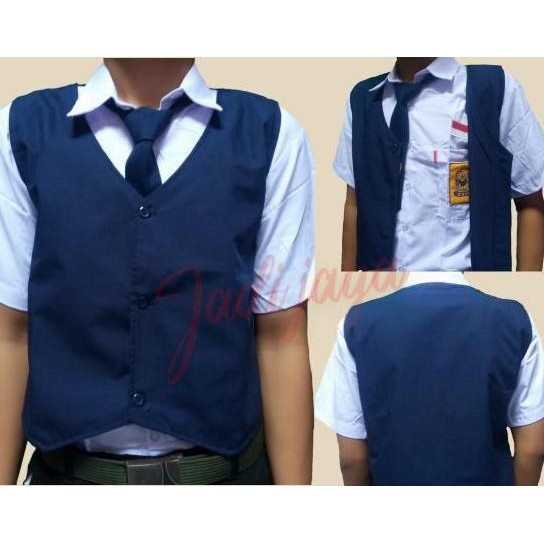 (Allthebest) Rompi Sekolah Anak SMP Warna Biru