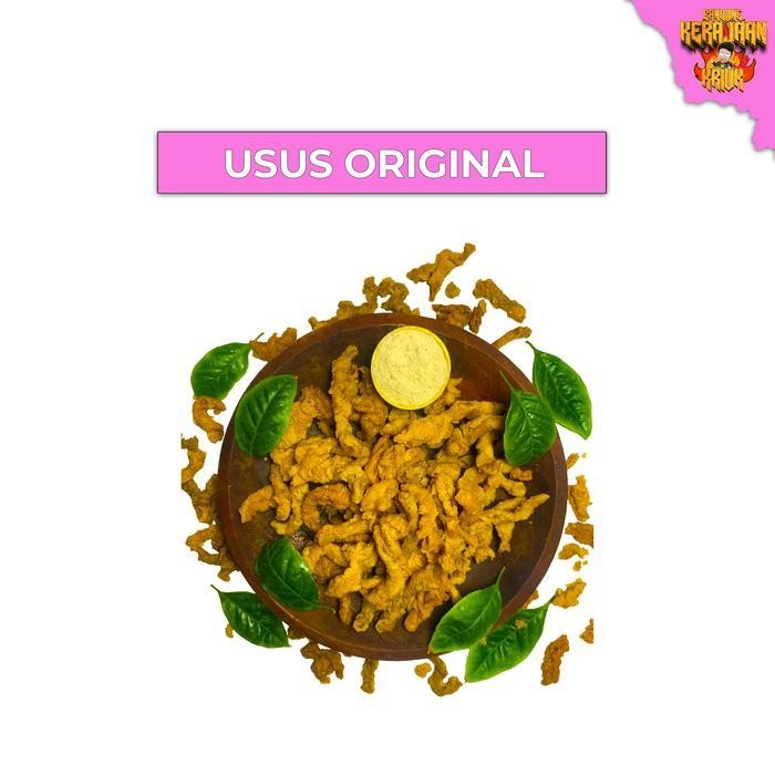 

CCF KERAJAANKRIUK - Buy 1 Get 3 USUS CRISPY 300 Gram Kripik Usus Rasa Original 100gr Pedas 100gr Extrapedas 100gr Cemilan Renyah Bumbu Melimpah