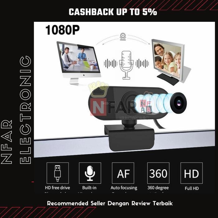 UP Webcam 1080p Full HD Webcam Laptop PC With Microphone Webcam For Zoom