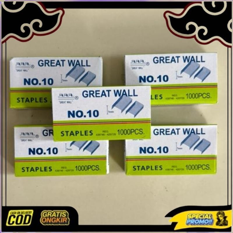 

Terbaik Today Isi Staples Greatwall No.10 Harga Ecer/ Refill Staples No.10