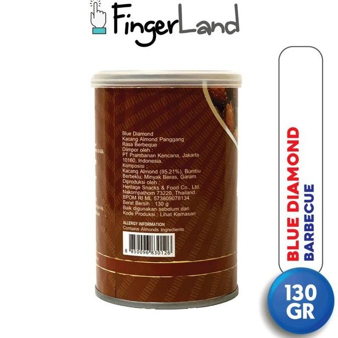 

Blue Diamond Roasted Almonds Barbecue 130 Gram Kacang Almond Barbecue Pasti Promo