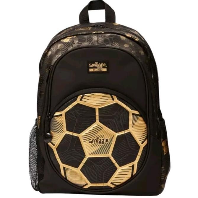Smiggle - Tas Ransel Soccer Gold/ Ori/ School Bag/ Tas Bola Smiggle