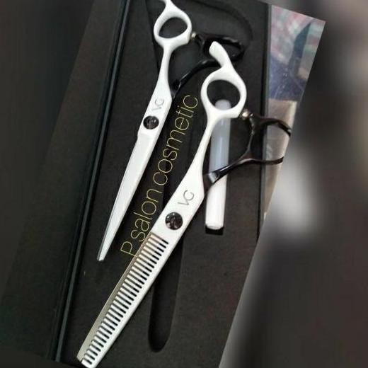 Gunting Rambut Vg Black White (Satu Set)