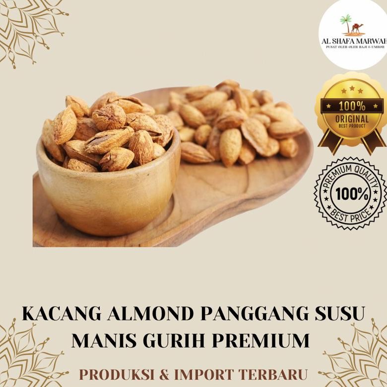 

Kacang Almond Panggang Susu Premium Manis Gurih Enak | Almond Susu | Almond Oleh-Oleh Haji & Umroh