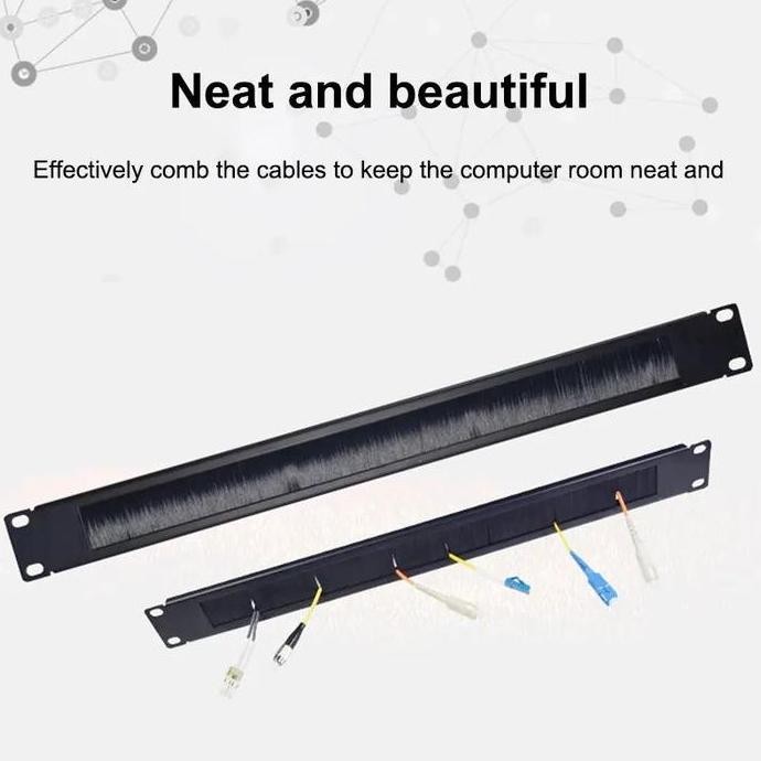 Wire Management 1U Cable Management Rack Server 1U Kabel Rak Server