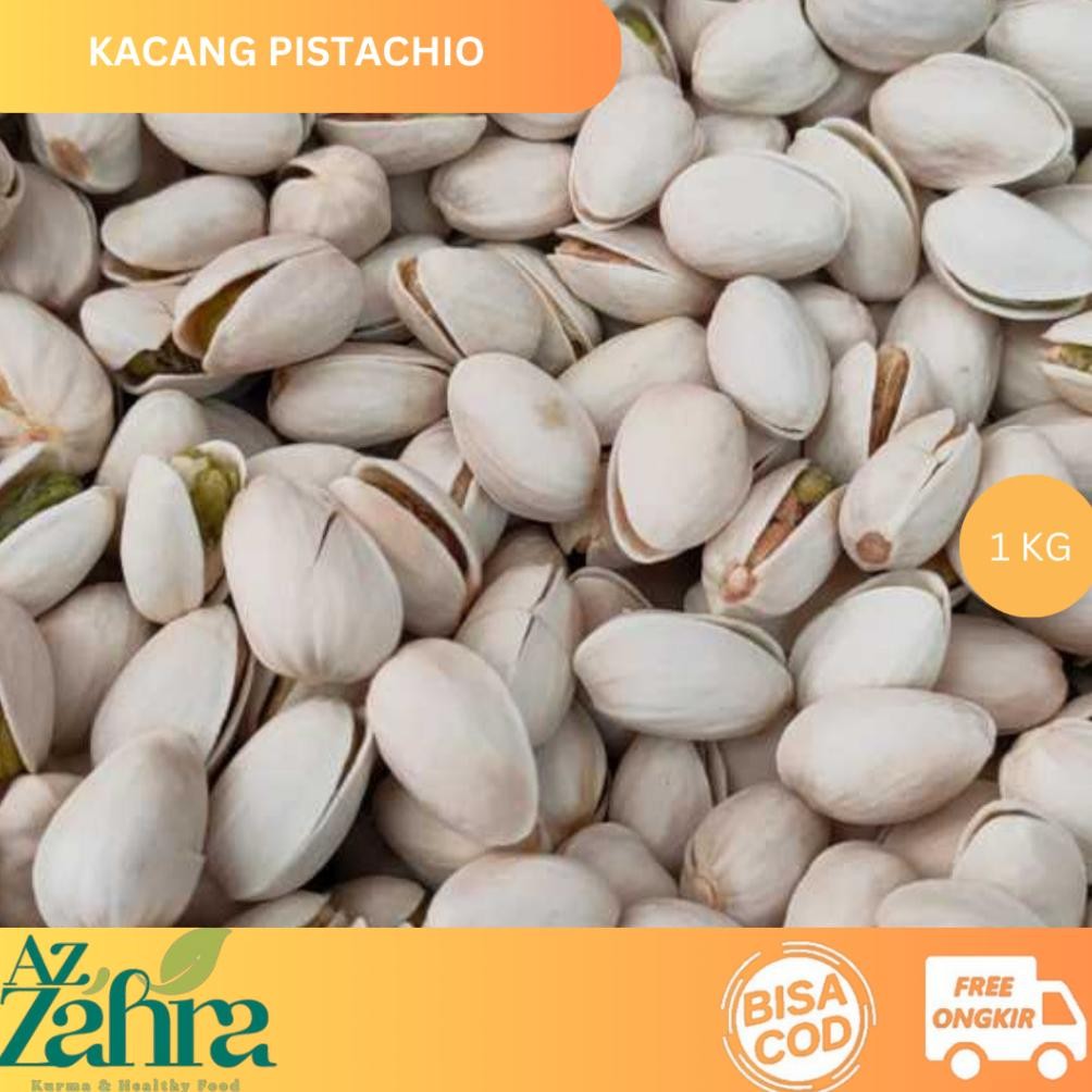 

Kacang Pistachio Fustuk Panggang 1 Kg Oleh-Oleh Haji Umroh Siap Makan
