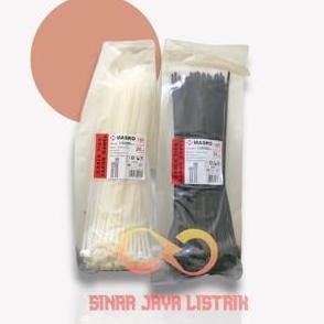 

Masko Kabel Ties 3,6 250 Mm 100 Pcs Nylon Cable Tie Sabuk Kabel 25 Cm Original