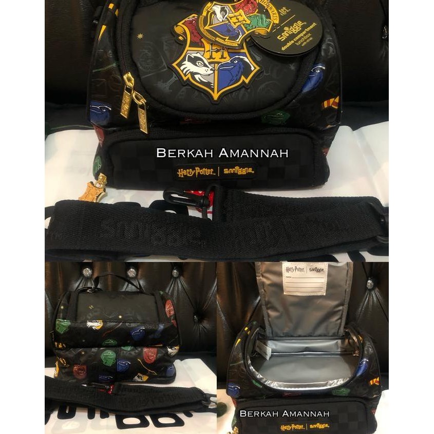 Smiggle Lunchbag Harry Potter With Strap/Tempat Bekal Smiggle Ori