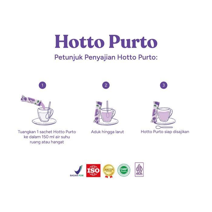 

Rps Hotto Purto 3 Pouch 48 Sachet | Superfood Multigrain Purple Potato Oat