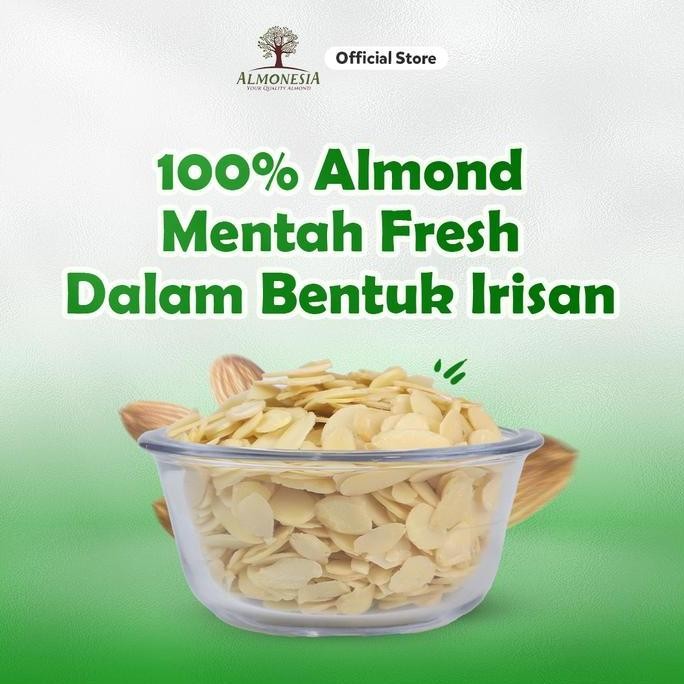 

RPS Almond Sliced - Almonesia 250 gr