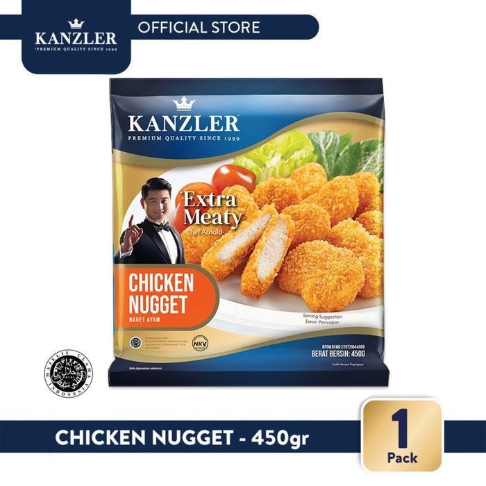 

Ff Kanzler Chicken Nugget Original Premium | Naget Ayam Berbumbu - 450 Gr