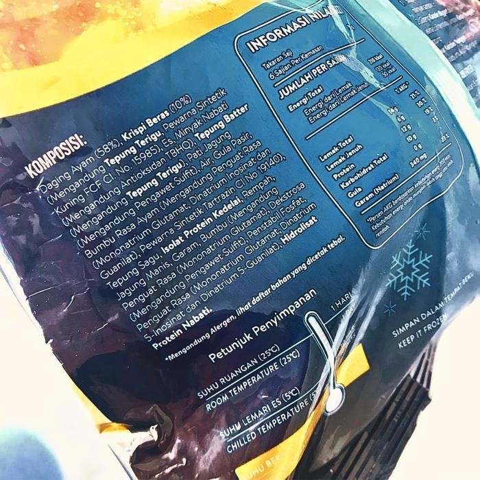 

Ff Kanzler Crispy Chicken Nugget Stick / Naget Ayam Stik 450Gr