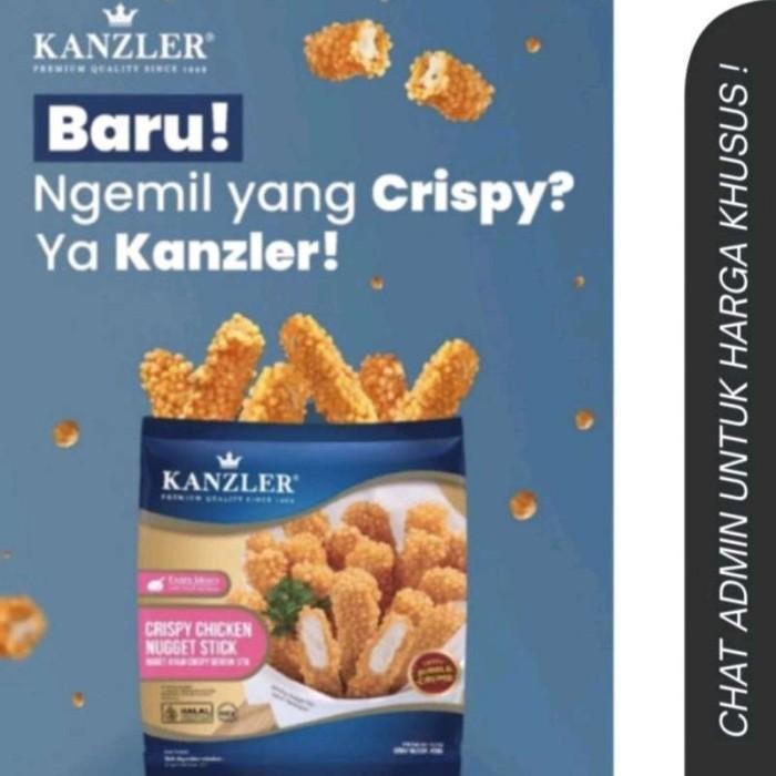 

Ff Kanzler Crispy Chicken Nugget Stick Naget Kanzler Frozenfood 450 Gr