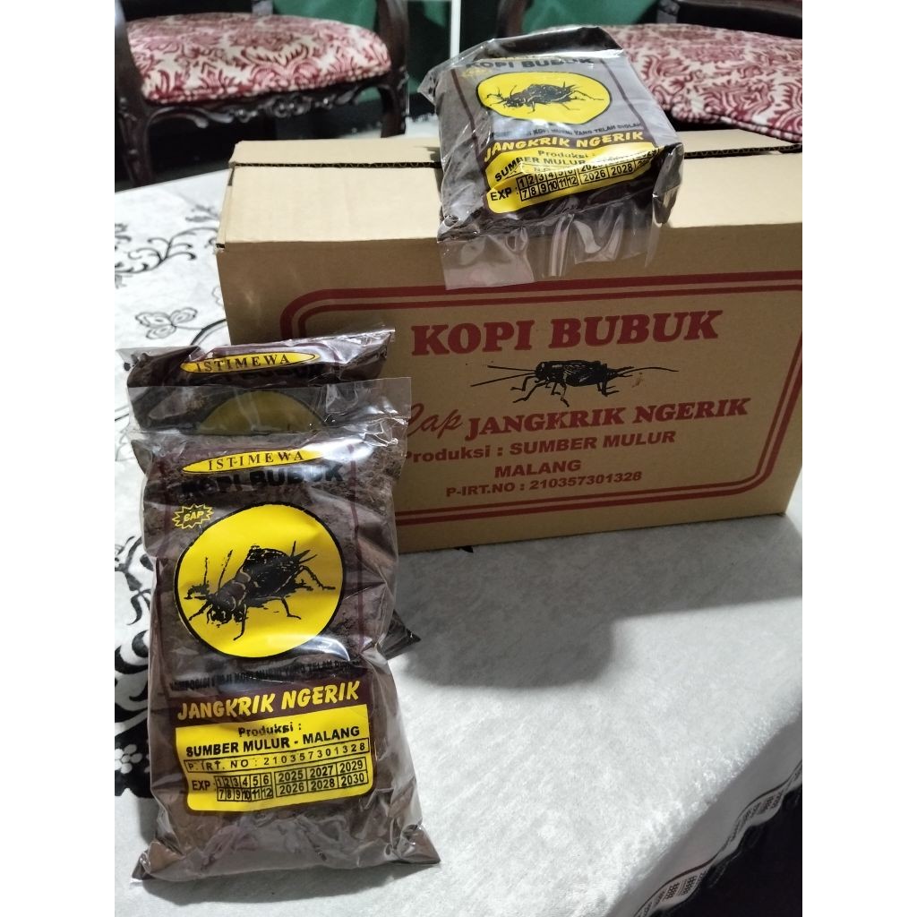 

Kopi cap jangkrik ngerik/1 dus isi 16 pcs/kopi malang enak murah dan nikmat/oleh-oleh khas malang
