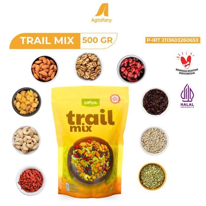 

Rps Trail Mix Safiya 500 Gr Dried Mixed Fruit And Seed | Sereal Cemilan Kacang-Kacangan Buah Kering