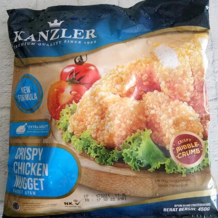 

Ff Kanzler Chiken Naget Crispy Bubble 450Gr