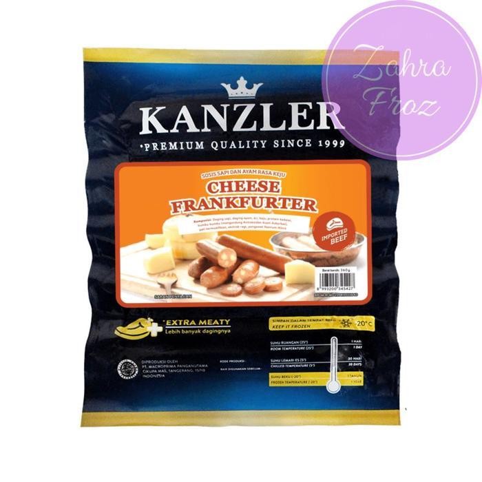 

Ff Kanzler Cheese Frankfurter 360Gr