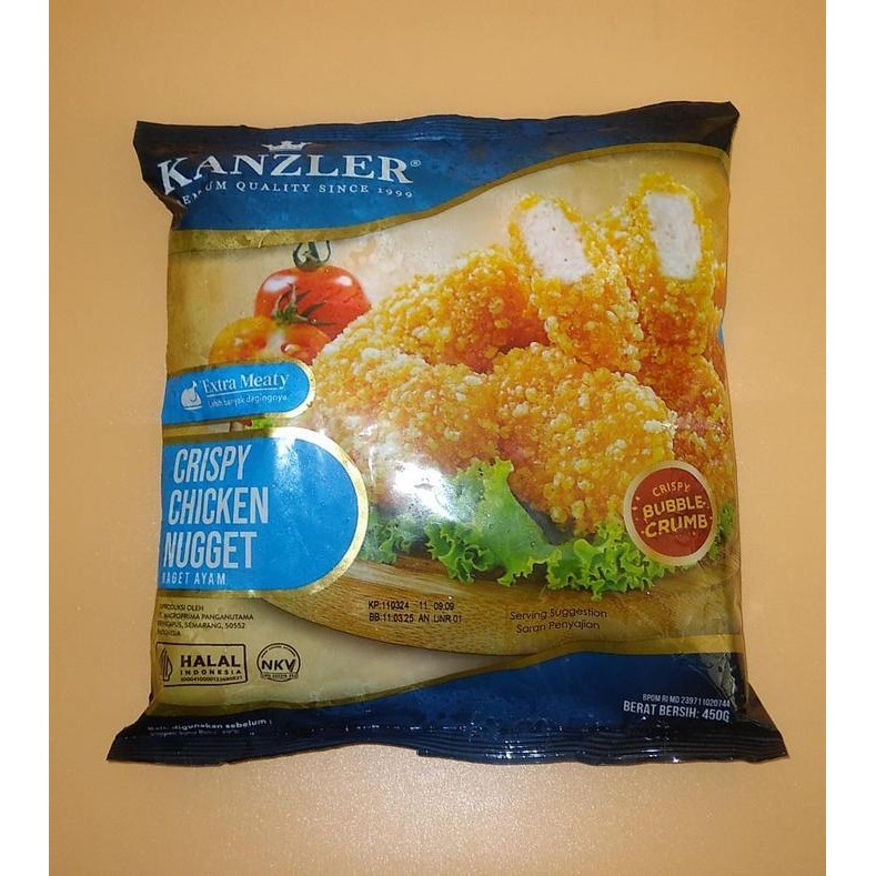 

Ff Naget Kanzler Chicken Krispy 450 Gr