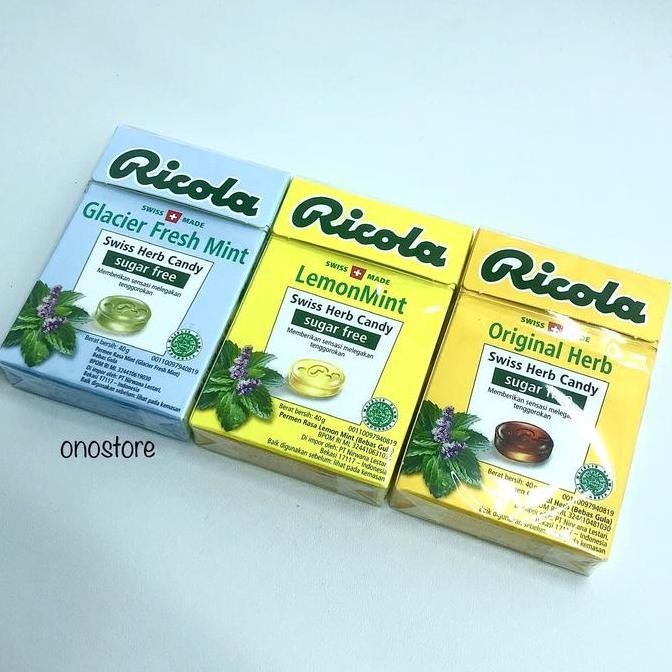 

RPS Permen Ricola Swiss Herb Candy 40 gram